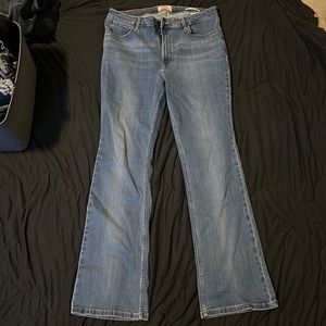 Wrangler high rise bold boot cut jeans